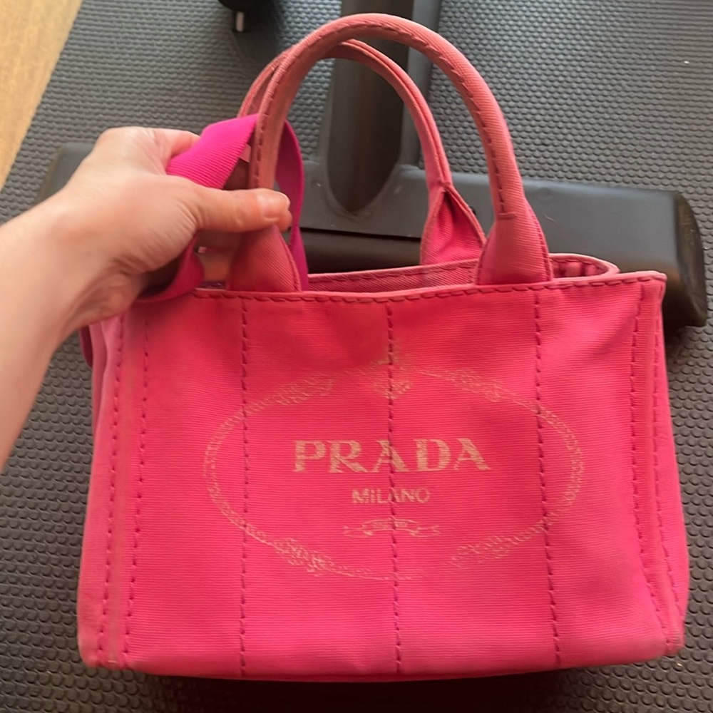 ❤️NOT FOR SALE❤️ Pink Small Prada Canapa